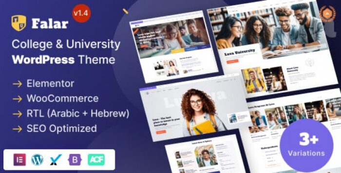 Falar – College University Elementor WordPress Theme v1.6