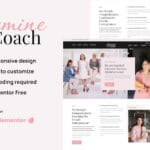 Femine - Feminine Business Coach Elementor Template Kit