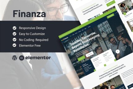 Finanza - Finance & Accounting Company Elementor Template Kit