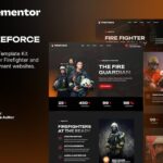 Fireforce - Firefighter & Fire Department Elementor Template Kit