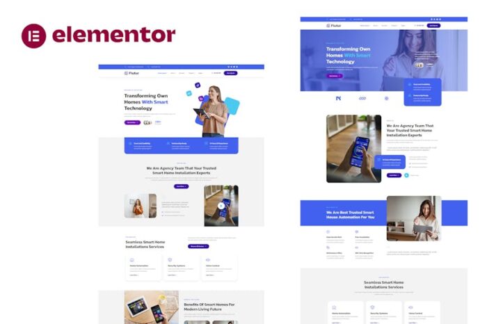 Fiutur - Smarthome Automation Services Elementor Template Kit