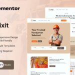 Fixit - Handyman Services Elementor Template Kit