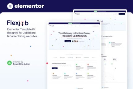 Flexjob – Job Board & Vacancies Elementor Template Kit