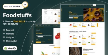 Food Stuffs - Organic Food & Agriculture Shopify 2.0 Store