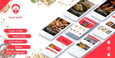 FoodDelivery App - Zomato Clone Online Food Delivery React Native iOSAndroid App Template