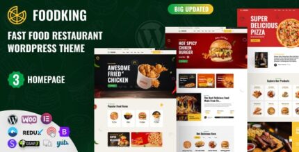 Foodking - Fast Food Restaurant WordPress Theme