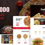 Foodo - Fast Food & Pizza Elementor Template Kit