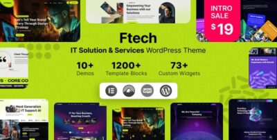 Ftech - IT Solution & Technology WordPress