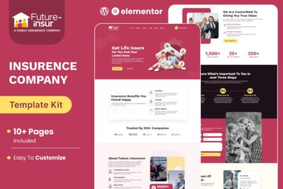 Future Insur - Insurance Company Elementor Template Kit