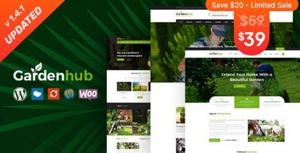 Garden HUB - Lawn & Landscaping WordPress Theme v1.4.1