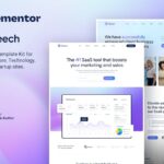 Geech - SaaS & Tech Startup Company Elementor Template Kit