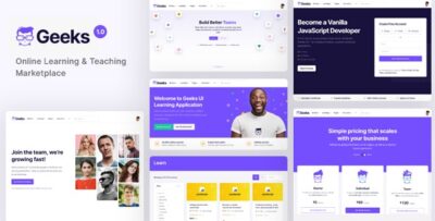 Geeks - Online Learning Marketplace WordPress Theme v1.2.24