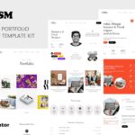 Geosm - Personal Portfolio Elementor Template Kits