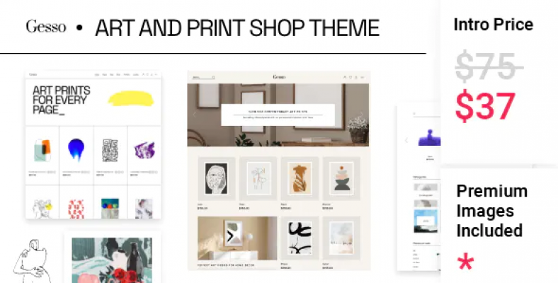 Gesso - Art Print Shop Theme v1.1 Gesso - Art Print Shop Theme v1.1