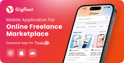 Gigfleet - Cross Platform React Native Mobile APP For Taskup