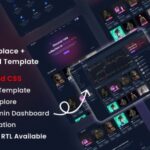 Giglink - Vue 3 NFT Marketplace + Admin Dashboard Template