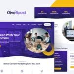 GiveBoost - Digital Marketing Agency Elementor Template Kit