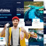 Go Fishing - Fishing Club Community Elementor Template Kit