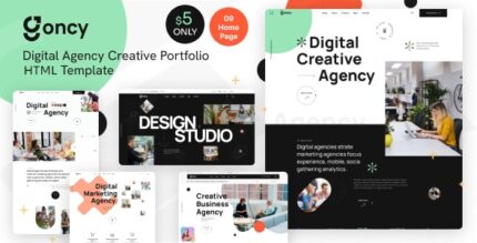 Goncy - Digital Agency Portfolio Template