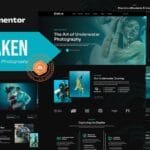 Graken - Underwater Photography Elementor Template Kit