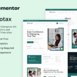 Grotax - Tax Advisor & Consulting Firm Elementor Template Kit
