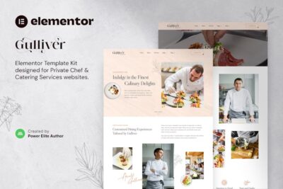 Gulliver - Private Chef & Personal Dining Services Elementor Template Kit