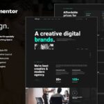 HDzign - Dark Digital Agency Elementor Template Kit