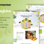 HappyJuice - Juice & Fresh Drink Elementor Pro Template Kit