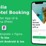 Helia Hotel Booking ANDROID + IOS + FIGMA UI Kit Ionic