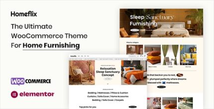 Homeflix - Furniture Store WooCommerce Elementor Theme