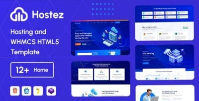 Hostez - Web Hosting Provider & WHMCS HTML5 Template