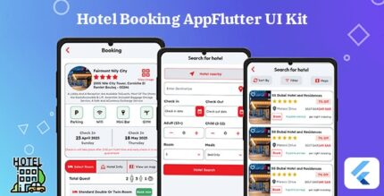 Hotel Booking Flutter UI Template