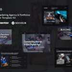 Impress - Digital Marketing Agency & Portfolios Elementor Template Kit