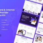 Inexus Broadband & Internet Service Provider Elementor Template Kit