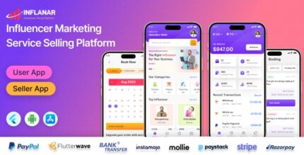 Inflanar - Influencer Marketing Service Selling Platform User and Influencer App