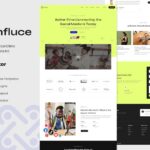 Influce - Marketing Agency & Influencer Elementor Template Kit