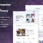 Influozy - Influencer Marketing Agency Elementor Pro Template Kit