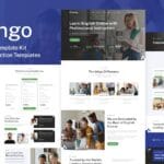 Inlingo - Professional English Course Elementor Template Kit