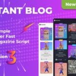 Instant Blog - Fast & Simple Blog Php Script