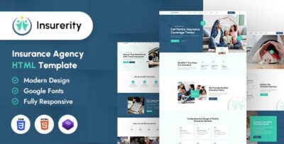 Insurerity Insurance Agency HTML Template