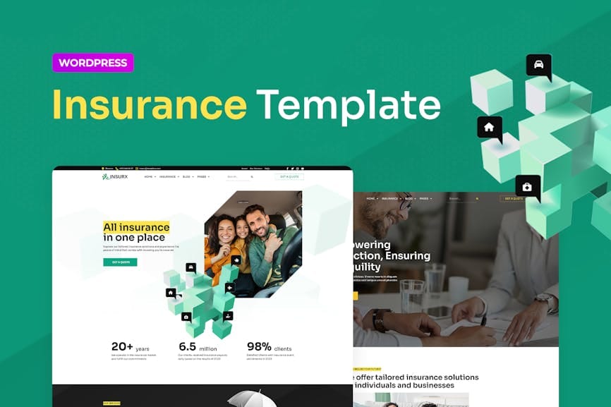 Insurx - Insurance Agency Elementor Pro Template Kit Insurx - Insurance Agency Elementor Pro Template Kit
