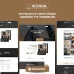 Intereal - Architecture & Interior Design Elementor Pro Template Kit