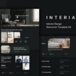 Interia - Interior Design Elementor Template Kit