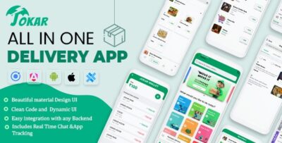 Ionic Jokar (All-in-One Delivery - Dunzo Clone) App Template