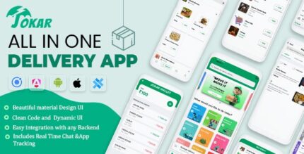 Ionic Jokar (All-in-One Delivery - Dunzo Clone) App Template