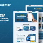 Iteksi - Transport Company & Taxi App Elementor Template Kit