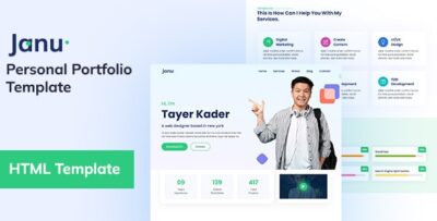 Janu - Personal Portfolio Template