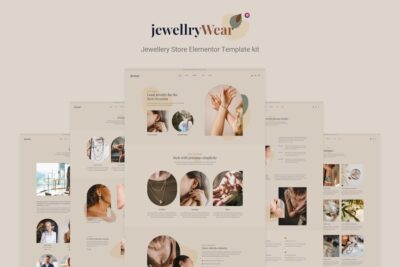 JewellryWear - eCommerce Elementor Template kit