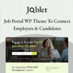 Joblet - Job Recruitment Services WordPress Theme v1.0