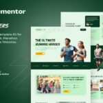 Joggers - Marathon Running Club & Sports Events Elementor Template Kit